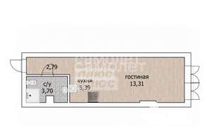 1-к квартира, вторичка, 25м2, 16/23 этаж
