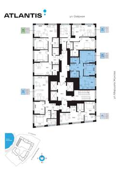 2-к квартира, вторичка, 61м2, 21/32 этаж