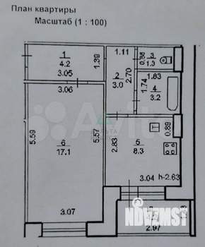 1-к квартира, вторичка, 41м2, 4/18 этаж
