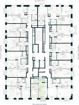 1-к квартира, вторичка, 40м2, 27/30 этаж