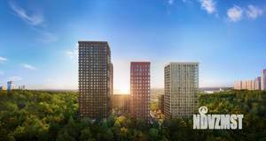 2-к квартира, строящийся дом, 69м2, 8/10 этаж