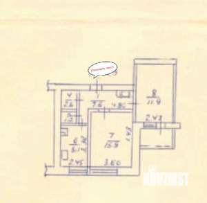 2-к квартира, вторичка, 48м2, 5/9 этаж