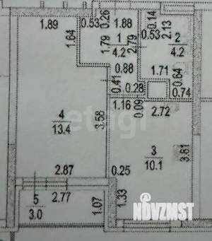 1-к квартира, вторичка, 33м2, 16/27 этаж