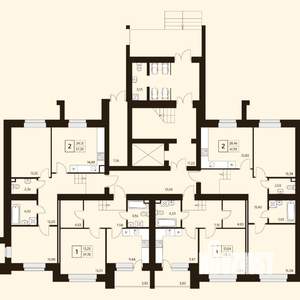 2-к квартира, вторичка, 67м2, 1/10 этаж