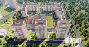 1-к квартира, строящийся дом, 41м2, 16/25 этаж