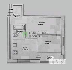 2-к квартира, вторичка, 48м2, 20/24 этаж