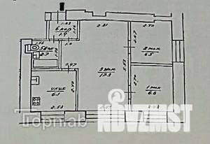 3-к квартира, вторичка, 41м2, 1/5 этаж
