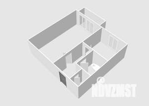 1-к квартира, вторичка, 33м2, 2/9 этаж