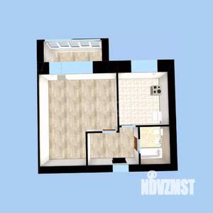 1-к квартира, вторичка, 35м2, 4/5 этаж