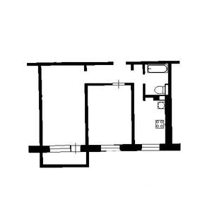 2-к квартира, вторичка, 47м2, 7/9 этаж