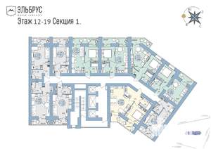 1-к квартира, вторичка, 33м2, 15/20 этаж