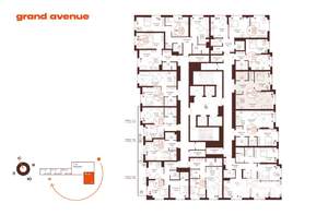 2-к квартира, вторичка, 51м2, 3/32 этаж