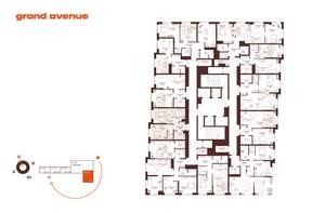 2-к квартира, вторичка, 45м2, 23/32 этаж