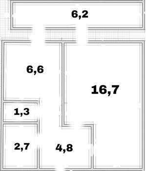 1-к квартира, вторичка, 36м2, 3/10 этаж