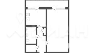 1-к квартира, вторичка, 35м2, 4/9 этаж