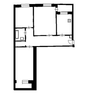 3-к квартира, вторичка, 64м2, 9/9 этаж