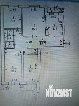 4-к квартира, вторичка, 72м2, 9/9 этаж