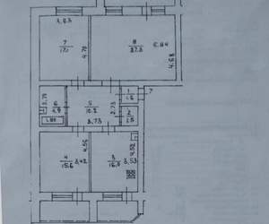 3-к квартира, вторичка, 110м2, 4/10 этаж