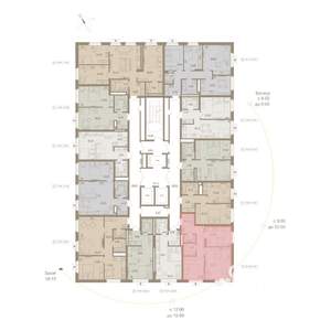 2-к квартира, вторичка, 53м2, 4/20 этаж