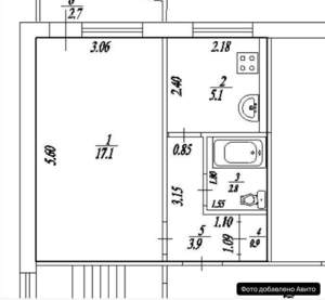 1-к квартира, вторичка, 31м2, 8/9 этаж