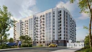 1-к квартира, строящийся дом, 38м2, 5/17 этаж