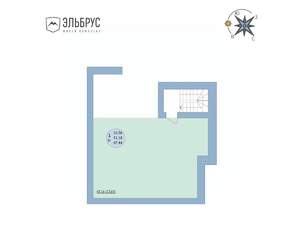 2-к квартира, вторичка, 67м2, 20/20 этаж
