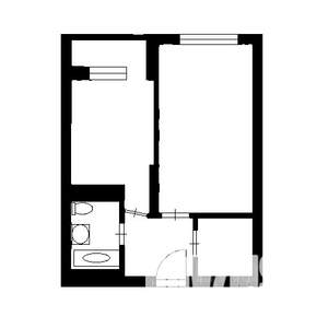 2-к квартира, вторичка, 40м2, 12/25 этаж