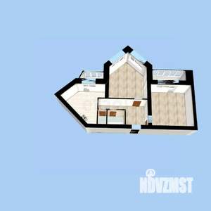 2-к квартира, вторичка, 57м2, 9/9 этаж