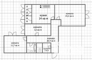 3-к квартира, вторичка, 88м2, 8/12 этаж