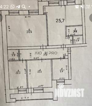 4-к квартира, вторичка, 112м2, 5/14 этаж
