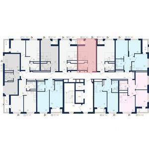 1-к квартира, вторичка, 24м2, 12/22 этаж