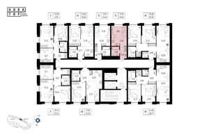 1-к квартира, вторичка, 24м2, 4/13 этаж