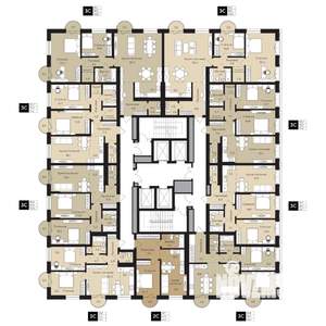 2-к квартира, вторичка, 74м2, 14/25 этаж