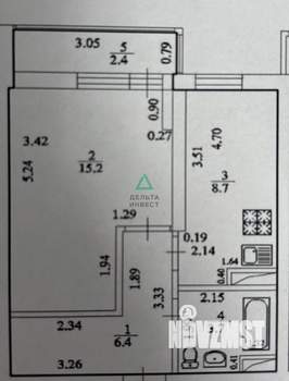 1-к квартира, вторичка, 35м2, 11/20 этаж