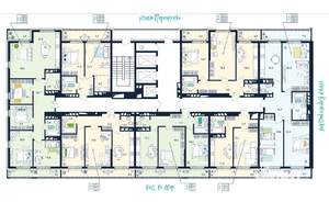 2-к квартира, строящийся дом, 59м2, 25/25 этаж