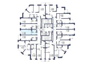 Студия квартира, строящийся дом, 26м2, 31/34 этаж