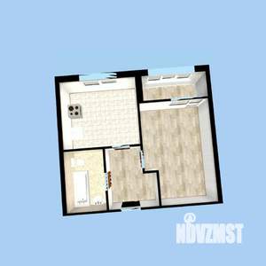 1-к квартира, вторичка, 37м2, 9/10 этаж