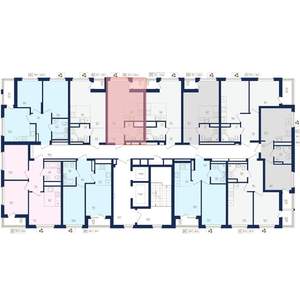 1-к квартира, вторичка, 25м2, 8/22 этаж