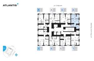 2-к квартира, вторичка, 43м2, 16/32 этаж