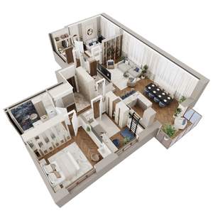 3-к квартира, вторичка, 120м2, 15/23 этаж