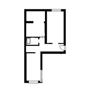 2-к квартира, вторичка, 62м2, 2/14 этаж