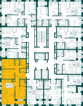 3-к квартира, строящийся дом, 79м2, 10/29 этаж