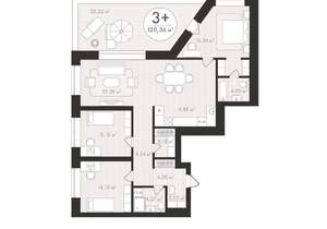 3-к квартира, вторичка, 120м2, 10/24 этаж