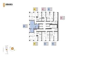 2-к квартира, вторичка, 46м2, 23/32 этаж