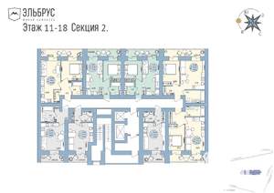 2-к квартира, вторичка, 41м2, 17/20 этаж