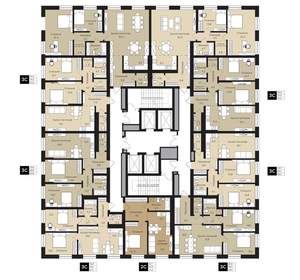 2-к квартира, вторичка, 74м2, 13/25 этаж