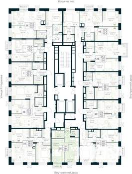 1-к квартира, вторичка, 40м2, 18/30 этаж