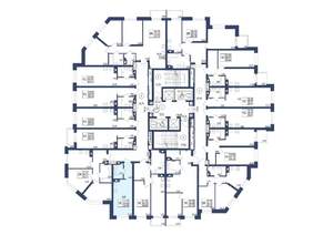 Студия квартира, вторичка, 24м2, 19/34 этаж
