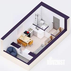 Студия квартира, вторичка, 19м2, 15/20 этаж