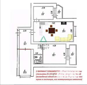 3-к квартира, вторичка, 88м2, 11/13 этаж